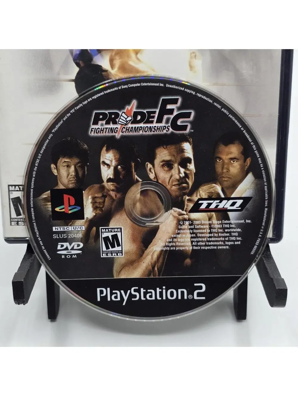PRIDE FC: Fighting Championships (Sony PlayStation 2 PS2) Tested No Manual